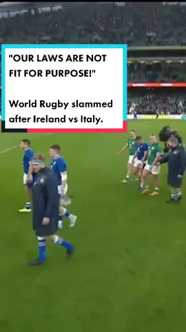 Matt Williams, Rob Kearney & Shane Horgan extremely critical of World Rugby after Italy finished with 12 men vs Ireland.#Rugby #sixnationsrugby