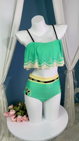 Yoo-Hoo! Venti two piece swimsuit🍃💦#fypシ #miccostumes #miccostumesswimsuit #GenshinImpact #venti