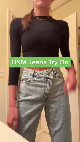 THE. LAST. PAIR. #handm #jeans #tryon #jeanstryon #handmhaul #OREOBdayStack #LinkBudsNeverOff  #shopping #shoppinghaul