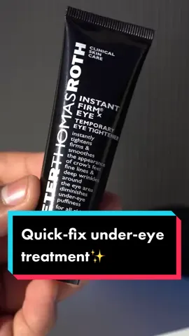 Instant FIRMx® Eye Temporary Eye Tightener is a quick-fix eye treatment that provides instant temporary results! #PeterThomasRoth  Shop @sephora ✨