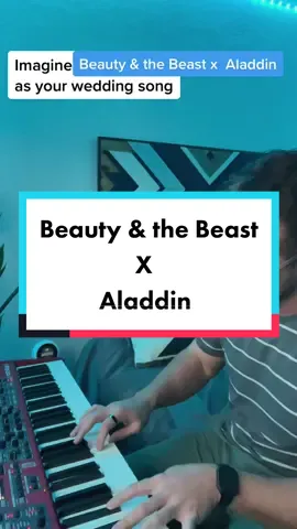 Can’t decide? Why not both 🤪 #pianotok #pianocover #pianomusic #weddingtok #weddingsong #weddingentrance #weddingideas #disneywedding #aladdin