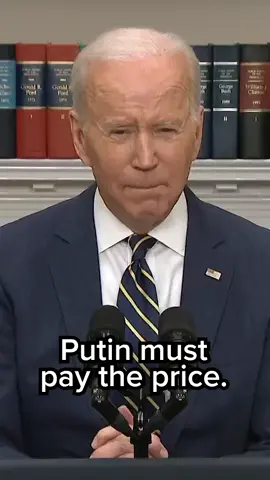 President #Biden on President #Putin: “He cannot pursue a war … and then ask for financial help from the international community.” #Ukraine #Russia