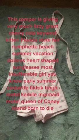 I’m wearing the hell out of this in summer#coquette #keywestkitten #coconutgirl #lizzygrant @tragicmotel @kamileuo