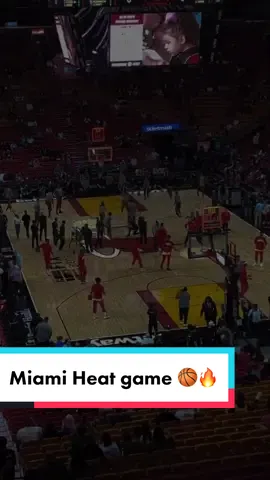 come with me to a @Miami HEAT game 🏀🔥 #miamiheat #basketballgame