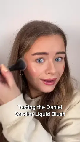 @Mikayla Nogueira made me do it 😂 testing the @danielsandlermakeup liquid blush in “angel”! Thoughts? #makeup #testingmakeup #liquidblush #blush #viralmakeup