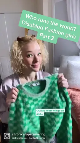 Part 2, 🐸💚🥝#WhenWomenWin #FashionForYou #styling #BestFriends #DogsofTikTok #DisabledFashion #DisabledTikTok #wheelchair #GRWM @pattiandricky #OutfitInspo #ChronicIllness #MillenialsOfTikTok #ServiceDog #FashionTikTok #FitCheck #FashionIndustry #Millenials #MakeupInspo #WinterOutfit #SelfLove #outfitideas #DisabledModel #WhatIWoreToday #BabeWithAMobilityAid #Vizsla #Disabled