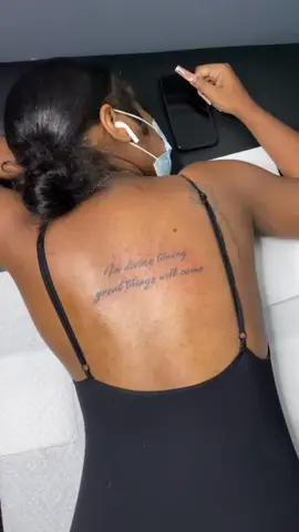 honestly I chose my back just for funsies and I chose this placement bc I have scoliosis so a spine tattoo would be leaning lmao #tatted #tattoo #tattoos #tattooideas #inked