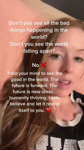 What do you see? What vision of the future do you hold in your mind? History has proven that humanity always moves forward. The best is yet to come. ❤️