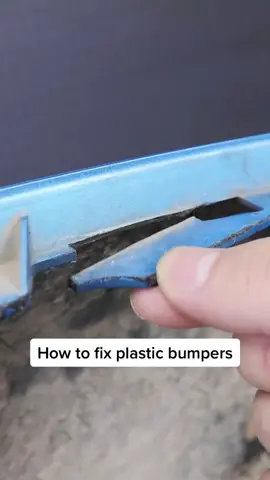 How to fix broken ABS plastic parts usually used in car bumpers