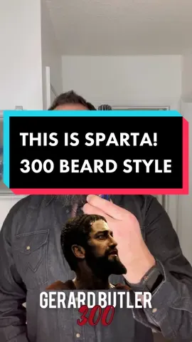 A personal fav, Gerard Butler's duck tail beard from 300! Using @thebeardstruggleofficial Carbon X Brush and Balm to lock it in. #300 #spartan #beard