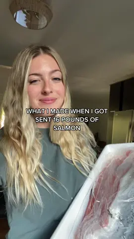 also gave some away to nearby friends and fam! #salmon #cookingtips #cooking #cookingtiktok #foodtiktok