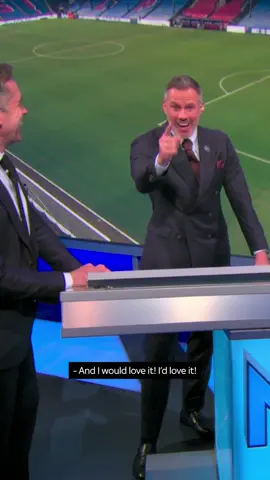 Dave Jones and @jamiecarragher go full Kevin Keegan! 😂 #football #pl #mnf #liverpool