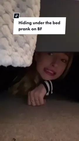 Under the bed prank #fyp #foryou #UARushChallenge #couple #viral #yt #Relationship #girlfriend #prank #relatable @officialmjcmatthew