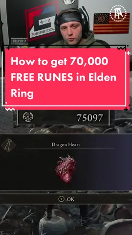 Free 70,000 Runes in Elden Ring! #eldenring #gaming #videogames #eldenringtips