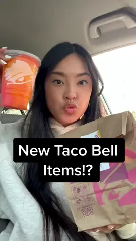 new @tacobell items!?👀 #foodreview #tacobell #newitems