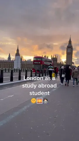 such a pretty sunset #studyabroad #londonlife #londontiktok #london #studyabroadcheck