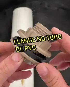 Técnica Nunca Vista na Hidráulica - Como colocar Flange no tubo de 100mm.    #encanador #dicas #pvc #DIY #flange
