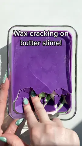 Wax cracking on butter slime! #asmr #wax #waxcracking #sosatisfying #satisfying #satisfyingvideo #oddlysatisfying #slime #slimeasmr #slimee
