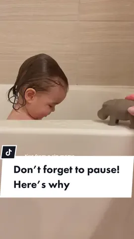 sometimes a simple 3-4 second pause is what a child needs to process what you said before being able to imitate #slpsoftiktok #speechtherapy #slp