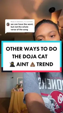 Reply to @adaezeee_n other options to do the full trend respectfully. #dojacat #trend #fyp