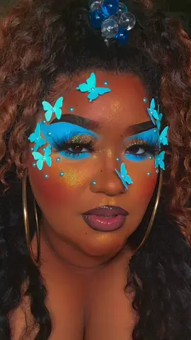 And so are you babe! 💙🦋✨ #macysownyourstyle #AerieREAL #makeup #makeuptips #makeupartist #makeuphacks #makeupforblackwomen #blackgirltiktok #promakeupartist #glittermakeup #MakeupRoutine #gorgeousgorgeousgirls