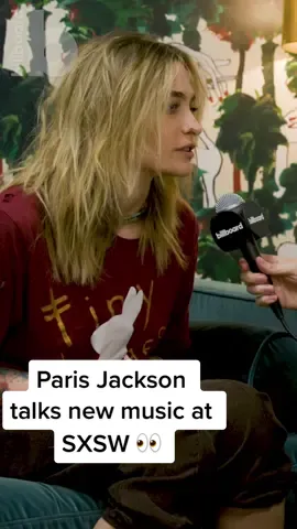 Paris Jackson shared what we can expect from her new music 👀 #sxsw #parisjackson #newmusic #michaeljackson