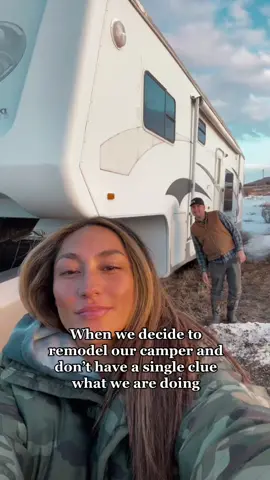 Let’s goooo💅🏼😆🤞🏽 excited to do this tho !! If you got any tips send them my way plz hahaha #camperrenovation