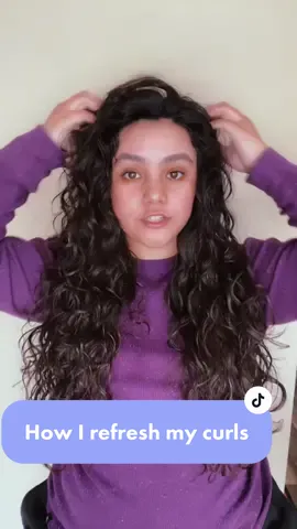 Use my code Nereyda10 #curlyhairstyles #refreshingmycurls #wavyhairtutorial