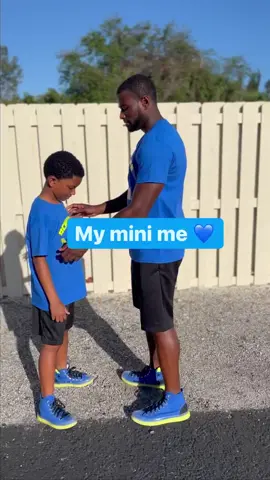 I will dress him like me until he stops me lol #minime #lovethiskid #viral #chucklife #goodvibes #fyp #kairoanddaddy #fatherandson #Love #saturday