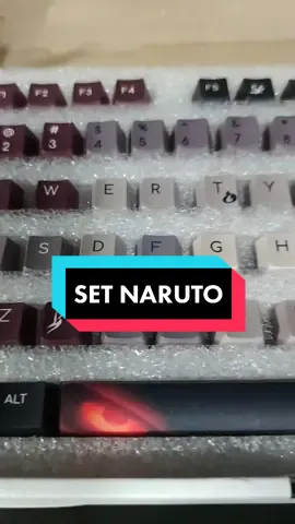 SET NARUTO 🔶🥷104 TECLAS PBT DYE SUB ⌨️🎨 PERFIL OEM 🔥#keycaps#keycapset #customkeycaps #tecladogamer #tecladomecanico #gamer #gaming#otaku#keycapsperu#peru