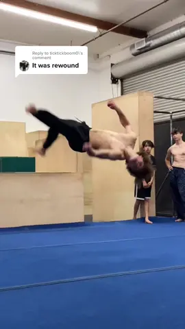 Reply to @ticktickboom0  This looks so crazy in reverse lol #tricking #fyp #foryou