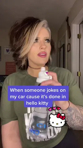 Don’t be hatin on ms kitty #hellokitty #girlscar #Love #fyp #idliketoleave
