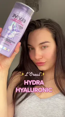 @lorealparis #hydrahyaluronic 💜 #fyp #loreal #giftedproduct #hairwashroutine