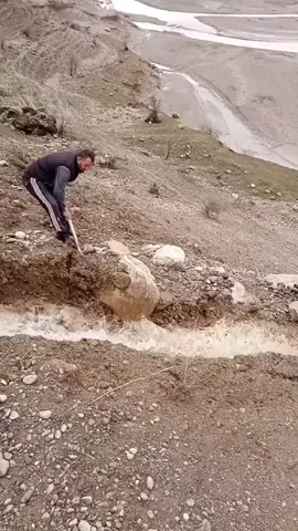 Trying to change the path of the river