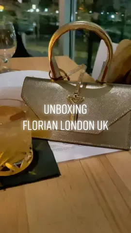 Unbox this beautiful @Florian London bag in gold! Absolutely stunning! I have my eye on two more! 😎 👜 #unboxing #blackgirlluxurytiktok #purselover #fyp