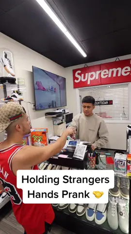 Things escalated quickly 🥵 #prank #hypebeast #sneakers #sneakerstore #sneakerhead #gonewrong