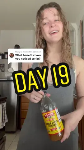 Reply to @momwitt updates on day 19 #applecidervinegar #30daychallenge #OscarsAtHome #WomenOwnedBusiness #Foryoupage #day19 #health #fypシ