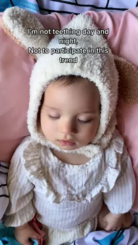 #newtrend #teethtrend #cutebaby #teethingbaby #momtok #momsunder30 #babydoll #cutenessoverloaded #easterbunny