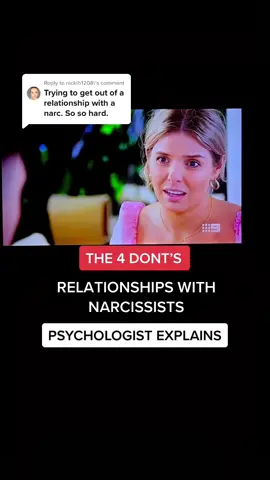 Reply to @nickih1208 The 4 DONT’S in a narcissistic relationship. Leaving is not always easy, but this could help. #fyp #narcissist #MAFS #Relationship #narcissisticrelationship @mindfoodsteph
