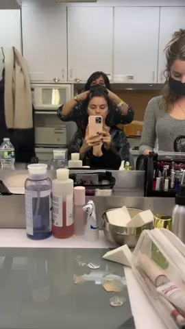Last day on set. I’m sad but here’s the new look