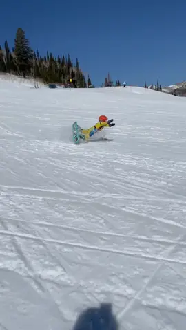 Little dude took a massive fall last week. He bounced right back up and kept going! #fall #snowboard #snowboarder #kid #snow #imok