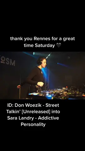 thank you Rennes 🖤 I had the best time with you! #saralandry #techno #hardtechno #possession #fyp #donwoezik