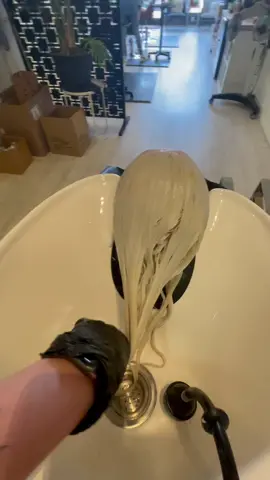 How does the toner look? #platinumblonde #toner #olaplex9feelinfine