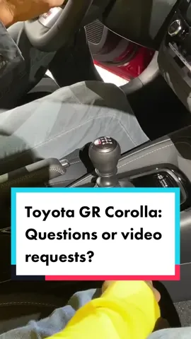 Quick look at the #Toyota #GRCorolla… Questions or video requests? Cameo from @Redline Reviews #cardujour