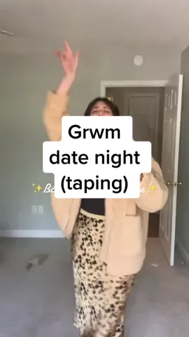 Reply to @litpls happy Friday babes✨ 🍸 #grwm #taping #chesttape #largechest #grwm #bodypostivity #chestpostitve #datenight #marriedlife