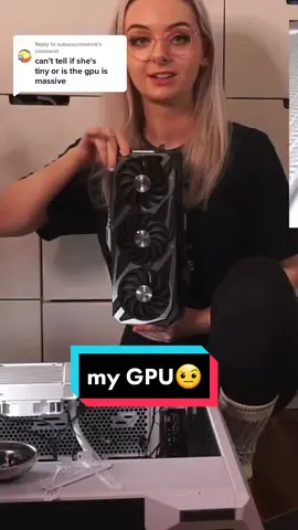 Reply to @suburucrosstrek it's just the size of a toddler. #gaming #pcgaming #smalltwitchstreamer  #egirl #womeninstem #gametok