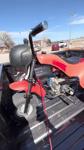 Say what another trike 😏#minibike #minibikesoftiktok #vintageminibikes #trike #poormansatc70 #3wheeler #atc70 #offroad
