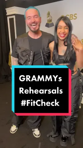 Collabing on fashion choices AND on the #GRAMMYs stage. #JBalvin and #MariaBecerra are friendship goals. 🤩 #fitcheck #OOTD