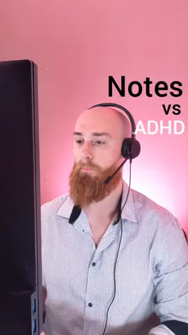 Why use a notebook when you have a perfectly good piece of scratch paper and a notebook to put it in? #adhd #adhdawareness #adhdlife #disorganized #notes #notebook #executivedysfuntion #huh