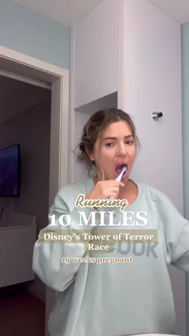 Come along as I run Disney’s tower of terror 10 mile race 19 weeks pregnant